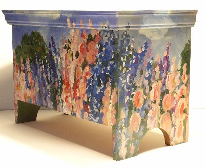 Trunk with Garden Landscape
